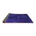thumbnail image 2 of Ahgly Company Indoor Square Abstract Purple Contemporary Area Rugs, 4' Square, 2 of 4