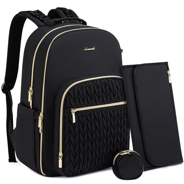 Bolsa de pañales LOVEVOOK, elegante mochila para bebés con cambiador