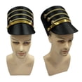 thumbnail image 4 of Guardoinrt Colorfully Crafted Marching Band Hat Nutcrackers Drum Major Master Hats Suitable For Fun Filled Cosplay Show black, 4 of 6