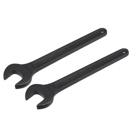 

Uxcell 27mm Open End Spanner Carbon Steel Single Head Wrench Hand Tool 2 Pack