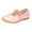 Pink, variant on EnJoCho Children Black Leather Shoes White Leather Shoes Bowknot Girls Princess Shoes Single Shoes Performance Shoes Children Casual Shoes Indoor Outdoor Wear