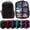 Black, variant on Cornhole Backpack for 8 Sets of Bags | Heavy Duty with Padding on All Sides and Padded Straps- Fits up to 32 Cornhole Bags Grey
