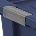 thumbnail image 4 of Sterilite 18 Gallon Latch Plastic Storage Box, Stadium Blue, 4 of 6
