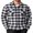 Black, variant on COOFANDY Men' Flannel Shirts Long Sleeve Button Up Shirt for Men Soft Cotton Plaid Style