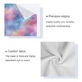 thumbnail image 4 of 3 Piece Bath Towels Set Bath Towel, Hand Towel and Face Towel for Bathroom, Gym, Hotel Watercolor Powder Blue Pattern, 4 of 8
