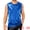 Blue, variant on DARING DIVA Men's Glitter Tank Top Slim Fit Sleeveless Disco See Through Sparkly Vest S Purple