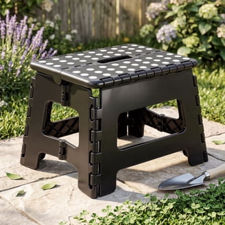 Ikea MAsterby Stackable Recycled Plastic Step Stool, Gray