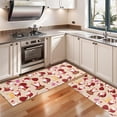thumbnail image 3 of Kitchen Rugs Sets Of 2,Beige Christmas Santa Pattern Anti Fatigue Kitchen Mat Rugs Non Slip Washable,Decorative Kitchen Floor Mats for Kitchen,Sink,Laundry,17"X47", 3 of 5