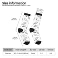 thumbnail image 4 of Goofa Sea Turtle Printed Men's Crew Socks, Soft Durable Breathable Moisture-Wicking with Odor Control Cotton socks, 4 of 9