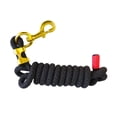 thumbnail image 4 of Cuerda de plomo para caballos con gancho de presión para caballos, cable de algodón para caballos, se fija al cabestro o al arnés, correas, cuerda 3 metros negro, 4 of 9