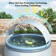 thumbnail image 4 of Inflatable Sun Shade Swimming Pool, Inflatable Swimming Kiddie Pool Strong Tensile Strength Canopy Shade  For Kids Family, 4 of 8