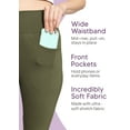 thumbnail image 5 of Stretch Is Comfort Women's High Waist Cotton Stretch Pencil Pants Front Pockets |Adult Xsmall - 3x, 5 of 7