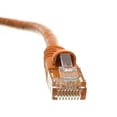 thumbnail image 2 of Cat6a Orange Ethernet Patch Cable, Snagless/Molded Boot, 500 MHz, 3 foot, 2 of 4