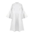 thumbnail image 4 of Yartina Elegant Choir Robe for Women Buttons Down Dress Flared Sleeves Minister Clergy Robes White M, 4 of 5