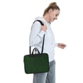 thumbnail image 6 of Lsque Emerald Green Sparkling Pattern Laptop Bag – Portable & Slim Single-Shoulder Computer Case with Adjustable Strap, Protective, Lightweight for 13”/14”/15.6” Laptops, 6 of 8