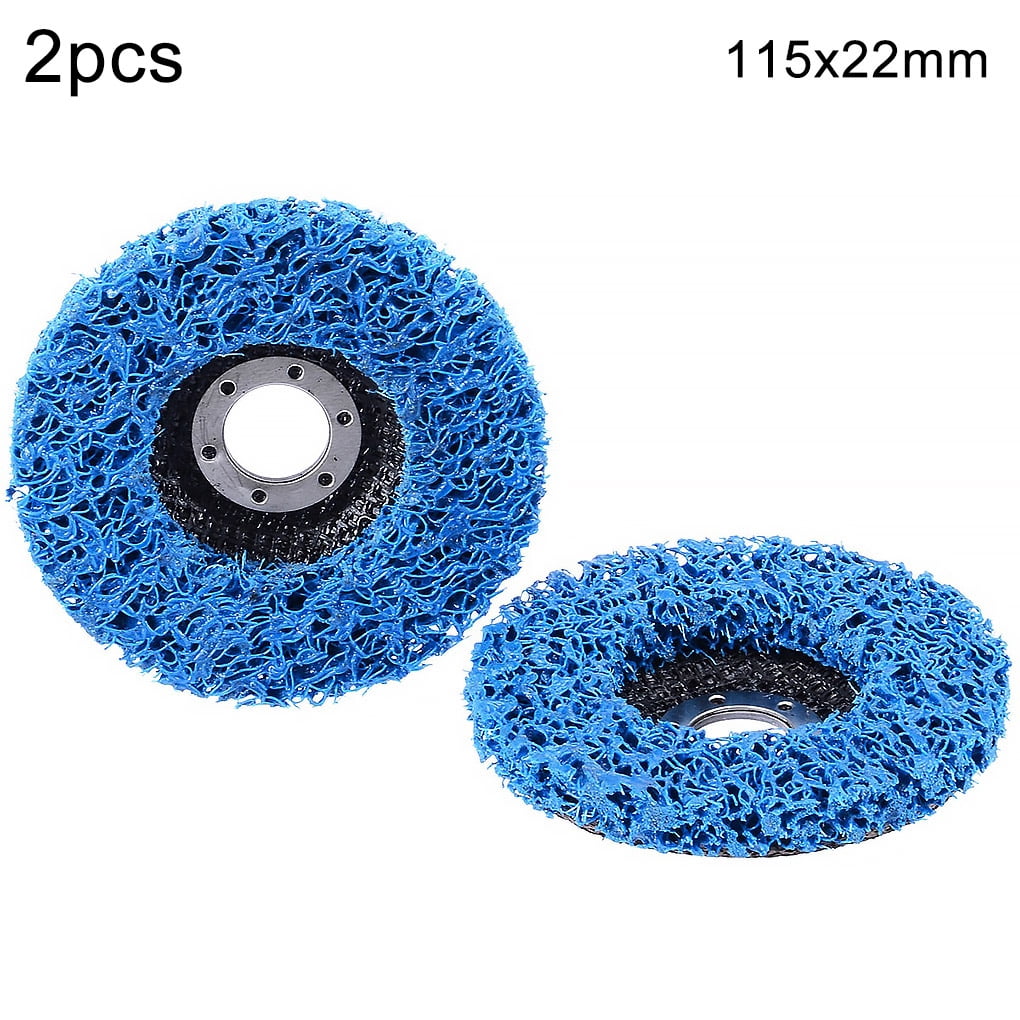 2Pcs 3inch Abrasive Polishing Wheel Replacement Metal Dust Paint Remove Tool