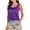 Purple, variant on Pisexur Womens Silk Satin Tank Tops V Neck Casual Cami Sleeveless Camisole Blouses Summer Basic Tank Shirt