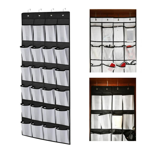 Organizador de Zapatos Perfecl 24 Bolsillos Colgando sobre Puerta