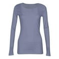 thumbnail image 2 of Womens Blouses Going Out Tops for Women Fall Long Sleeve Lightweight Tops Ribbed Crew Neck Shirts Winter Trendy Travel Clothes Womens Fashion Top Shirts, 2 of 5