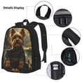 thumbnail image 3 of Pofeuu Forest Creek Cute Dog Print Backpack Travel Backpacks With Lunch Bag Pencil Bag Set 3 pcs Set Cartoon Backpack, 3 of 7