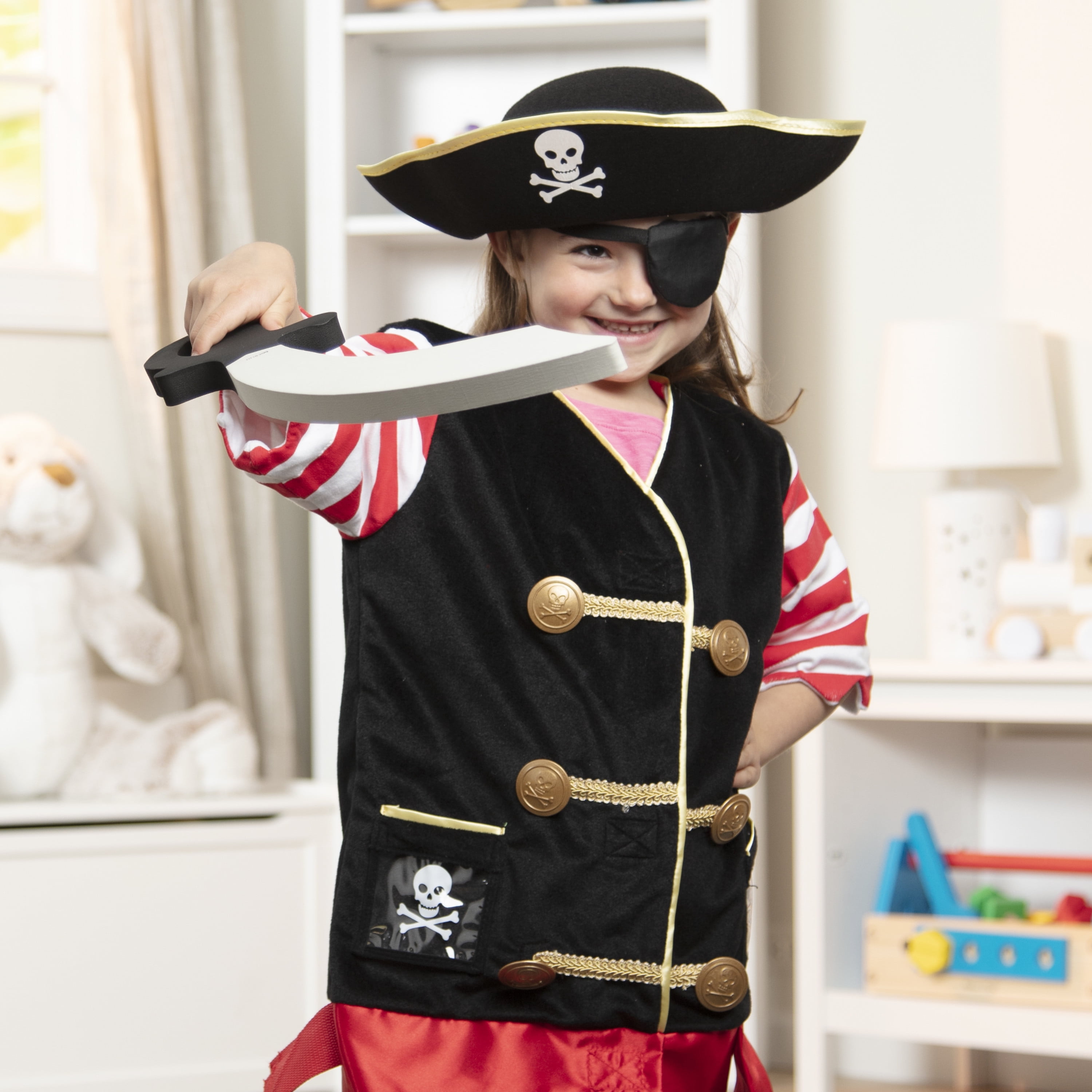 Melissa and doug on sale pirate costume