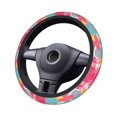 thumbnail image 4 of XMXY Car Steering Wheel Cover, Colorful Art Painting Patterns Red Non-Slip Jeep Truck Universal Elastic Steering Wheel Protector 15 inch, 4 of 8