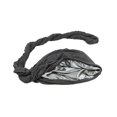 thumbnail image 4 of 1PC Vintage Twist Head Wraps for Men Stretch Modal and Satin Turban Scarf Tie for HairBlack, 4 of 5