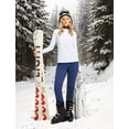 thumbnail image 7 of baleaf Thermal Shirts for Women Long Sleeve Mock Neck Tops Fleece Lined Base Layer with Thumb Hole Cold Weather Winter Gear White XL, 7 of 7