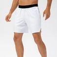 thumbnail image 1 of pstuiky Pantalones cortos para hombre, Pantalones cortos deportivos de entrenamiento físico de color sólido para hombre, transpirables, con bolsillos y cremallera., 1 of 6