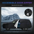 thumbnail image 6 of Car Cover Custom Fit for Toyota 4Runner 1995-2025,6 Layers Truck Cover Waterproof All Weather for Automobiles,Outdoor Full Exterior Cover,Rain, Sun, Wind Protection,Black, 6 of 9