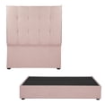 thumbnail image 1 of Box Base Cama King Size+Cabecera Kenzo Rosa, 1 of 8