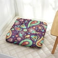 thumbnail image 6 of Paisley Meditation Pillow, Boho Yoga Floor Cushion for Sitting and Quiet Time 22 x 22, 6 of 7
