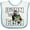 White/Blue, variant on Inktastic Born to Fish Boys or Girls Baby Bib