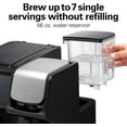thumbnail image 6 of Hamilton Beach FlexBrew Trio 2-Way Works with Alexa Smart Coffee Maker, Compatible with K-Cup Pods or Grounds, Single Serve or Full 12c Pot, 56 oz. Removable Reservoir, Black (49911), 6 of 7