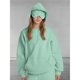 thumbnail image 5 of Sudadera con Capucha para Mujer con Antifaz, de Larga, Holgada y Cómoda, Estilo Informal, para Otoño, Estilo Y2K Verde XXL, 5 of 7