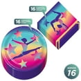 thumbnail image 2 of Gymnastics Party Supplies - Girl Gymnast Paper Dinner Plates and Napkins (Serves 16), 2 of 4