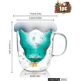 thumbnail image 2 of Vaso para bebidas calientes con asa, doble aislamiento, regalo de cumpleaños y Navidad., 2 of 4
