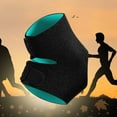 thumbnail image 3 of Durable Tobillo Soporte Correa Protección Pie Talón Estabilizador Tobillo Brace Manga para fútbol, gimnasio, voleibol, ciclismo, mujeres , 34 a 39 Yardas Negro Macarena Tobillera manga, 3 of 8