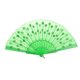 thumbnail image 2 of Abanico De Mano De Tela Verde, Bolso Plegable De Plástico Con Lentejuelas Bronceadoras, Regalo De Fiesta Para Niña Sunnimix Ventilador de la mano, 2 of 6