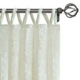 thumbnail image 5 of Simple Elegance by Ben&Jonah Joy Criss-Cross Window Curtain Panel - 50"W x 63"L Creamy White, 5 of 5
