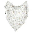 thumbnail image 4 of Sweet Jojo Designs Deer Floral Pink Green and White Swaddle Blanket, 4 of 4