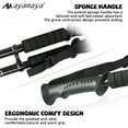 thumbnail image 3 of Trekking Poles,AYAMAYA Adjustable Hiking Stick,Lightweight Walking Poles for Hiking Backpacking,Anti Shock Aluminum Alloy Walking Sticks with Quick Flip-Lock (Black), 3 of 7