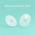 thumbnail image 6 of Portable Breast Milk Collector,Breast Shells, Milk Protector, Nursing Cups, Nursing Moms to Relieve Nipple Pain, BPA Free & Reusable, Catches Breast Milk Leaks (4-Pack), 6 of 7
