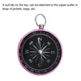 thumbnail image 3 of Uxcell Pocket Compass Survival Sports Navigation Compass with Key Ring Pink, 3 of 6