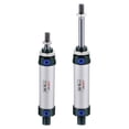 thumbnail image 3 of Uxcell 25mm Bore 50mm Stroke Pneumatic Air Cylinder with Y Connector and 4Pcs Quick Fitting Set, 3 of 6