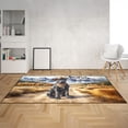 thumbnail image 2 of Welcome Fall Western Cowboy Cane Corso Enjoys Majestic Autumn Indoor Rug Italian Mastiff Dog Lover Gifts Idea Carpet Living Bed Room Sofa Home Decor - 01007, 2 of 5