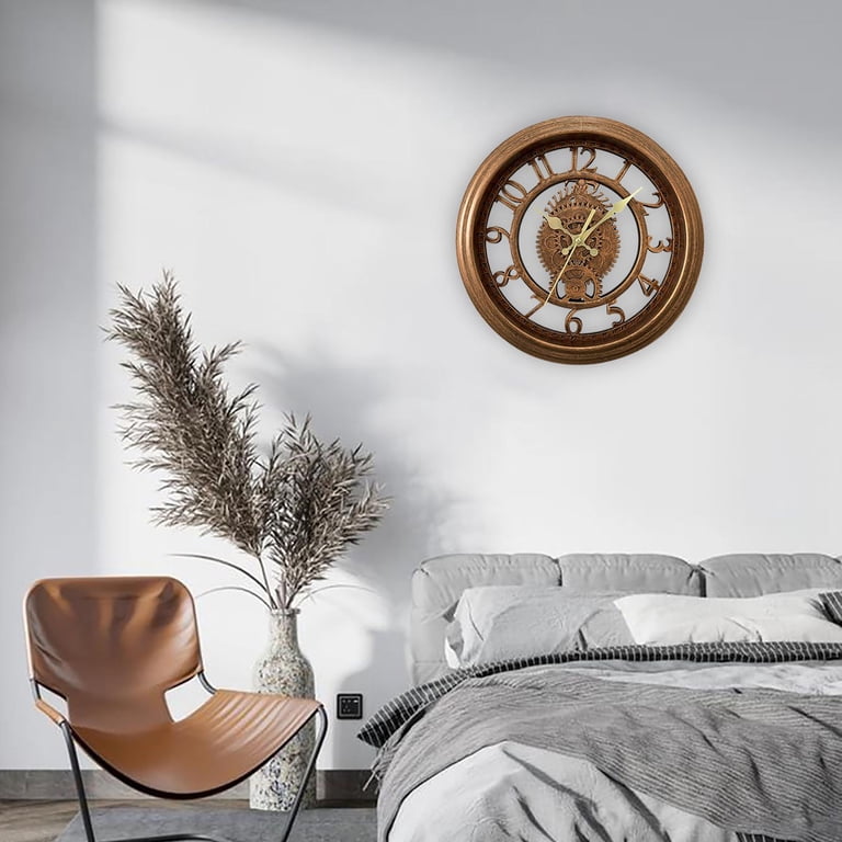 11 inch Retro Clock, Silent Decorative Wall Clocks Vintage
