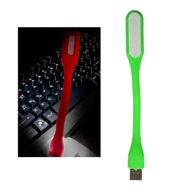 Lámpara LED USB Flexible Yotijar de lectura Portátil verde