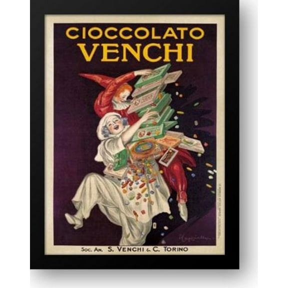 Cioccolato Venchi 28x36 Framed Art Print by Cappiello, Leonetto