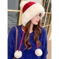 thumbnail image 6 of Spencer Women Winter Beanie Hat Peruvian Ski Ear Flaps Caps Fuzzy Pompom Beanie Hat Knit Fleece Lined Warm Hat, Pink, 6 of 12